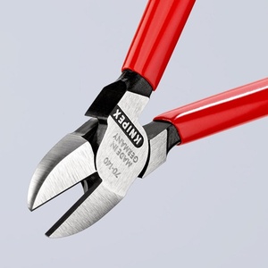 KNIPEX 140 mm <b>Polished</b> Head Side Cutters with <b>Plastic</b> Coating for Crafting - Product Image 3