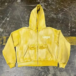 เสื้อฮู้ดดี้ผู้ชายดีไซน์ใหม่สุดฮิต คุณภาพพรีเมียม สไตล์ดิสเทรส ทรงหลวม ไหล่ตก ผ้าฟลีซระบายอากาศ แฟชั่น ราคาประหยัด - Product Image 6