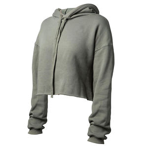 Sudadera con Capucha Corta Extra Grande de Alta Calidad con Logotipo Personalizado para Invierno, Envío Directo - Product Image 1