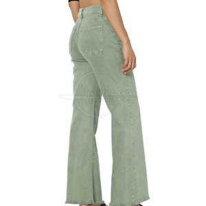 กางเกงยีนส์สตรีไซส์พิเศษเอวกลางระบายอากาศได้ดีสไตล์ลำลองสำหรับใช้กลางแจ้งและออกกำลังกาย - Product Image 6