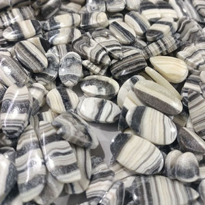 ต่างหูคู่แบบหลวมทำจากหิน Zebra Calcite แบบกึ่งมีค่า - Product Image 4