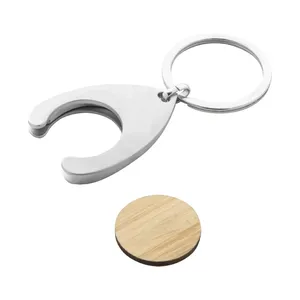 Portachiavi Promozionale Ecologico a Forma di Carrello con Moschettone - Product Image 5
