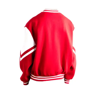 Chaqueta universitaria cómoda de alta calidad para hombre, color y tamaño personalizados con cuero de piel de vaca transpirable, nuevo estilo para el invierno - Product Image 3