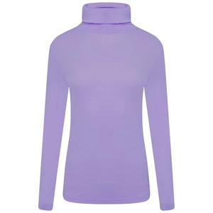 Nueva camiseta de verano de manga corta con cuello alto para mujer, de Color sólido, transpirable, ecológica - Product Image 6