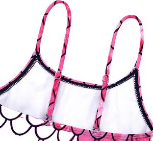 Traje de Baño de Una Pieza para Mujer, Poliéster y Elastano, Diseño Sublimado a Cuadros, Venta al Por Mayor - Product Image 6