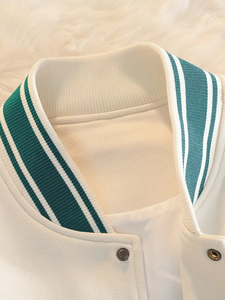 แจ็กเก็ตเลตเตอร์แมนไซส์พิเศษสำหรับผู้ชายคอตั้งพร้อมโลโก้ผลิตในปากีสถานขายส่ง - Product Image 6