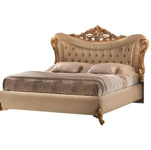 King <b>Beds</b> With Classic Style Made From Solid Wood With <b>Antique</b> Design for Bedroom Furniture - Product Image 3