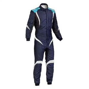 Combinaison de course de karting de conception personnalisée de qualité supérieure Combinaison de course de kart d'entraînement Combinaison de kart confortable avec logos personnalisés OEM - Product Image 2