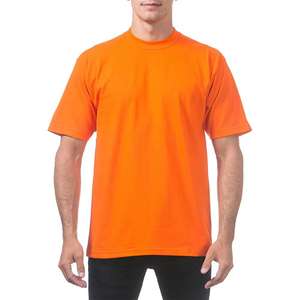Meilleures ventes T-shirt décontracté à manches courtes pour hommes 100% coton Séchage rapide Respirant O-Neck Design 200 Grammes Motif solide pour adultes - Product Image 1
