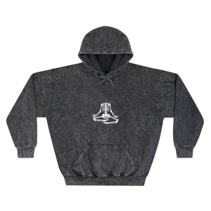 เสื้อฮู้ดผ้าเทอร์รี่สำหรับผู้ชายผ้าฝ้าย100% หดพิมพ์ลาย - Product Image 2