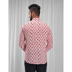 Chemise décontractée pour homme 100% coton, manches longues, tissu popeline tissé, taille 6XL, chemises habillées ODM - Product Image 3
