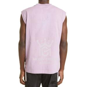 Camisetas sin mangas 2025 de calidad superior para hombre, camisetas sin mangas con diseño y talla de logotipo personalizado para hombre - Product Image 2