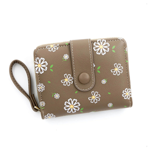 Nouveau Mini sac à main portefeuille femmes en cuir véritable fermeture éclair Vintage court dame petit mince femme portefeuille pour femmes - Product Image 1