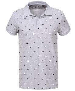 Polos de manga corta con estampado de verano completo de alta calidad para hombre, Polo informal de moda para entrenamiento con botones - Product Image 4