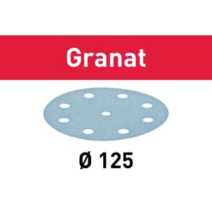 Discos de Lijado Festool Granat Abrasives de 125 mm, Paquete de 50 - Product Image 1