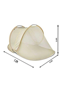 M/S SAMI ENTERPRISES Strong <b>Single</b> Person Folding Self-Supporting Heavyweight Polyester Mosquito Net (<b>Single</b> <b>Bed</b> Size <b>Base</b>) - Product Image 4