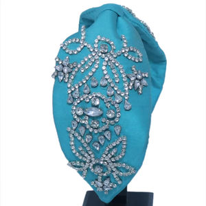 Custom Embroidered Hairband Wholesale Bulk OEM Private Label <b>Headband</b> Manufacturer Personalized Hair Accessory - Product Image 1