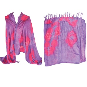 Pañuelo Casual de Primavera con Estampado Floral de Algodón y Viscosa para Mujer, Suave, Liso, Ligero, Transpirable, Elegante, para Uso Diario - Product Image 1