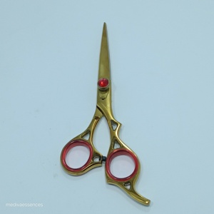 Juego de tijeras de corte de pelo para diestros de 28 dientes de plata de acero inoxidable de alta calidad, estilistas de borde de afeitar, uso de salón Pentax nuevo - Product Image 4