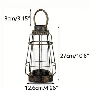 Faroles de metal con revestimiento negro que combinan tradición e innovación a través de formas clásicas y acabados modernos, recién llegados 2k25 - Product Image 2