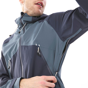 Veste de pluie imperméable coupe-vent légère pour la randonnée et l'escalade Veste coupe-vent décontractée à fermeture à glissière en plein air - Product Image 3