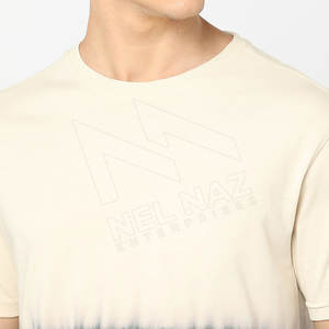 T-shirt décontracté à manches courtes pour homme en coton et fibre de bambou de haute qualité, écologique, avec logo personnalisé, professionnel - Product Image 3