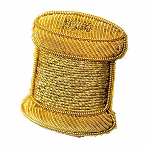 Cocktail cherry brooch Supplier Custom Hand Embroidery India Bullion Silk Patch Metallic Wire Clothing Horse <b>Badge</b> - Product Image 6