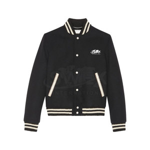 High Quality Latest Design Men <b>Slim</b> <b>Fit</b> Letterman Winter <b>Jacket</b> Breathable Custom Size <b>Slim</b> <b>Fit</b> Letterman Winter <b>Jacket</b> For Men - Product Image 1