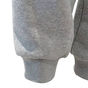 Conjunto de chándal y pantalones de chándal con forro polar de algodón en blanco Unisex con bordado estampado personalizado para hombre, chándal para correr de terciopelo - Product Image 6