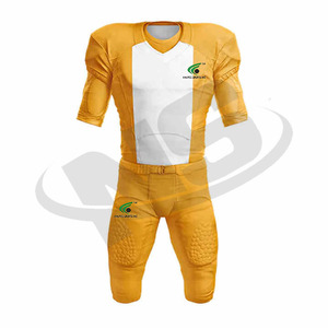 เสื้อเจอร์ซี่อเมริกันฟุตบอลชุดยูนิฟอร์มทีมคุณภาพพรีเมี่ยมพิมพ์ลายถ่ายเทความร้อนแบบกำหนดเองระบายอากาศสั้น - Product Image 5