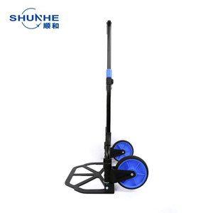<span class=keywords><strong>Chariot</strong></span> utilitaire pliable rapide avec tapis antidérapant, idéal pour les foires artisanales, les marchés aux produits et l'organisation du garage - Product Image 2