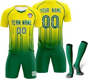 Vente en gros d'uniforme de football multicolore personnalisé Équipement de football à séchage rapide de qualité supérieure Service OEM disponible Maillot de football - Product Image 1