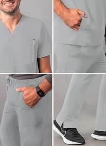 Uniformes de gommage médicaux femmes gommage infirmière uniforme haut pour hôpital OEM Service gommage infirmière - Product Image 4