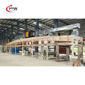 Machine de revêtement de papier à couteau d'air, chambre de 40 pouces (90 pieds), guide de rouleau, système à trois entraînements, installation de refroidissement, bobine hydraulique, feuille électrique - Product Image 2