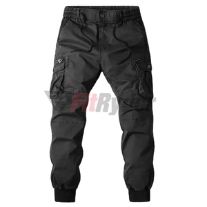 กางเกงจ็อกเกอร์ทรงลำลอง FITRYDER ผ้าโพลีเอสเตอร์/คอตตอน ระบายอากาศได้ดี เป็นมิตรกับสิ่งแวดล้อม เอวยางยืดปานกลาง จีบด้านหน้า มีกระเป๋าอเนกประสงค์ - Product Image 4