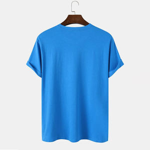 Camiseta Casual de Algodón 100% para Hombre, Diseño OEM, Sublimación, Etiqueta Tejida con Patrón Personalizado - Product Image 2