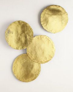 Sous-verres en métal de conception antique, élégants et haut de gamme, faits à la main, pour la maison, le bar, les comptoirs de cuisine et la décoration rustique moderne, design moderne - Product Image 5