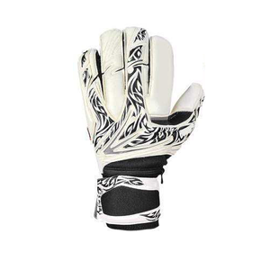Guantes de Portero Profesionales Blancos y Negros con Diseño Tribal, Corte Negativo, Agarre de Látex, Guantes de Fútbol para Portero a Precios de Mayoreo - Product Image 4