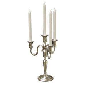 Candelabro Ecológico para Hotel, Hecho a Mano, para Mesa, Accesorios para Bodas Reales, Candelabro Plateado - Product Image 3