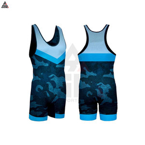 Hot Selling High Quality Customized Casual Knitted Breathable Wrestling <b>Singlets</b> 100% Cotton Oem Design Sublimated Unisex - Product Image 2