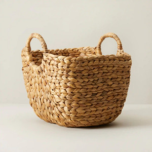 Panier de rangement en jacinthe d'eau, prix de gros, paniers tissés, organisation et décoration de la maison - Product Image 5