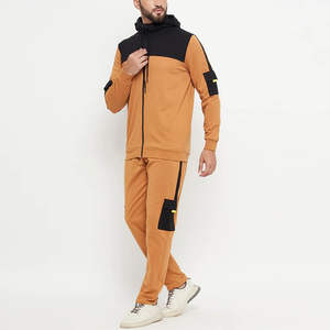 Ensemble deux pièces unisexe personnalisé avec logo, survêtement uni 100% coton, sweat-shirt pour homme, sweat-shirt d'hiver écologique - Product Image 3