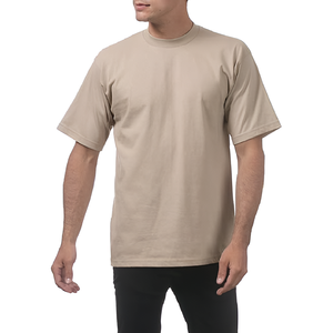 T-shirts surdimensionnés à manches courtes en coton épais pour hommes, coupe ample, col rond, hauts basiques, Hip Hop, Streetwear, grande taille - Product Image 4