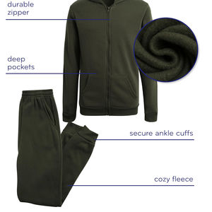 100% algodón niños Streetwear venta al por mayor logotipo personalizado niños chándales con rayas laterales patrón sólido 2 piezas conjunto niños chándal - Product Image 6