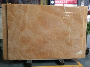 Losa de piedra de ónix amarillo artesanal, losa de mármol de ónix, losa de ónix de caramelo de miel - Product Image 4
