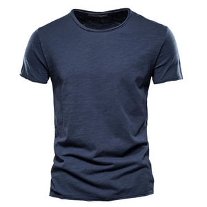 Streetwear Plain Dyed Men t Shirt Usage décontracté et extérieur Meilleure qualité dans toutes les tailles et couleurs - Product Image 1