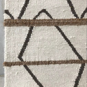 Modern Luxury Moroccan Design Indian Hand Woven Dhurry Made From Wool Jute Cotton Light Weight Factory Price - Product Image 1