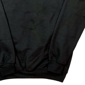 Sudadera negra de manga larga personalizada para mujer, ropa OEM personalizada con diseño impreso bordado y logotipo frontal - Product Image 3