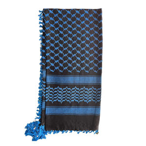 Hot Selling Blue and <b>Black</b> Shemagh (Head <b>Scarf</b>) with Cotton Made Men's Wear Shemagh for Sale by Indian Exporters - Product Image 1