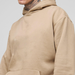 Conjunto de Sudadera con Capucha y Pantalones Deportivos Casuales de Invierno, Estilo Urbano, Color Sólido, Ropa Clásica para Hombre, Chándal Holgado, Venta al Por Mayor - Product Image 3